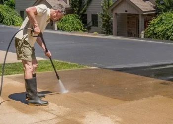 Pressure Washing Concrete: Avoiding Tiger Stripes