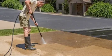 Pressure Washing Concrete: Avoiding Tiger Stripes